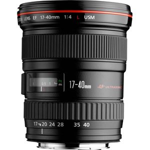 Canon - EF 17-40mm f/4L USM Lens - Ultra-Groothoek - Compact - Robuust