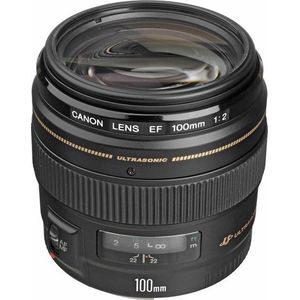 Canon - EF 100mm F/2 USM - Camera Lens - Zwart - Hoogwaardige Optiek