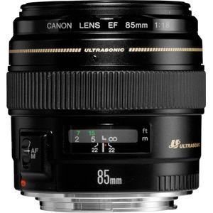 Canon - EF 85mm f/1.8 USM - Lens - Zwart - Geschikt voor Portretten