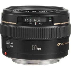 Canon - EF 50mm f/1.4 USM - Objectief - Zwart - Volledig Formaat