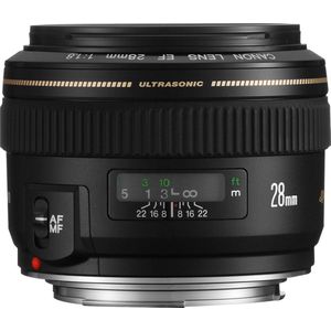 Canon - EF 28mm F/1.8 USM - Lens - Zwart - Geschikt voor Canon