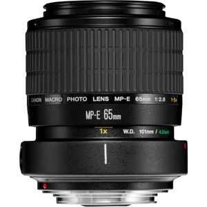 Canon - MP-E 65mm f/2.8 - Macro Lens - 1-5x Vergroting - Zwart - UV-glaselementen
