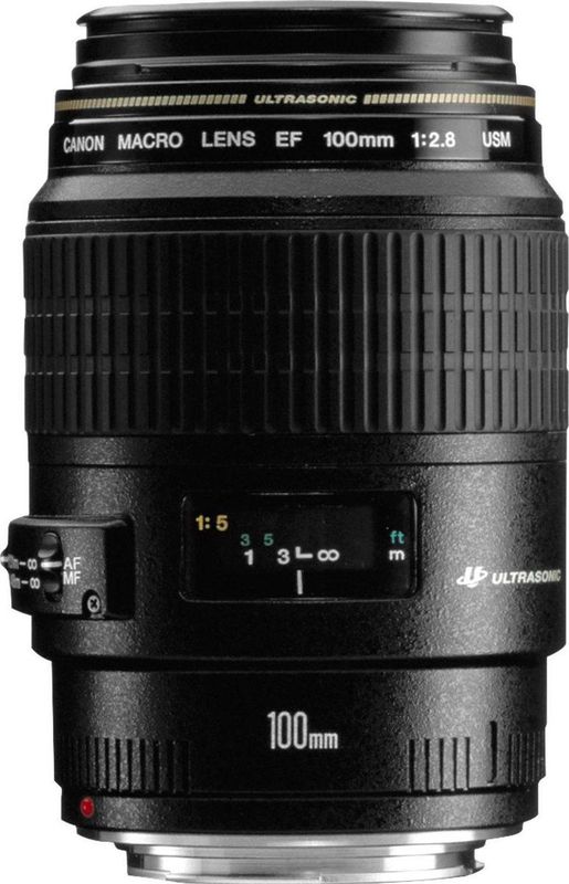 Canon - EF 100mm f/2.8 Macro USM - Lens - Zwart - 58 mm Filtergrootte