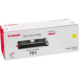 Canon 701 toner cartridge geel (origineel)