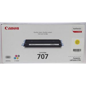 Canon 707 toner cartridge geel (origineel)