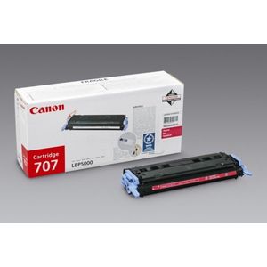 Canon 707 - Magenta - original - Tonerpatrone - für i-SENSYS LBP5000, LBP5100; Laser Shot LBP-5000, 5100