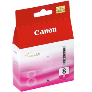 Canon inktcartridge CLI-8M, 478 pagina's, OEM 0622B001, magenta
