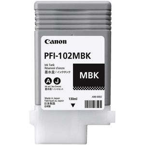 Canon PFI-102MBK inktcartridge mat zwart (origineel)