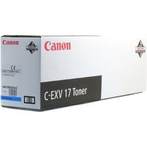 Canon C-EXV17 Toner Cyan tonercartridge 1 stuk(s) Origineel Cyaan