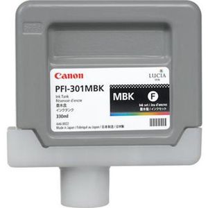 Canon PFI-301MBK inkt cartridge mat zwart (origineel)