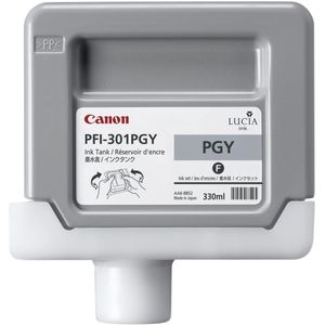 Canon PFI-301PGY Pigment Photo Grey Ink Cartridge inktcartridge 1 stuk(s) Origineel