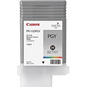 Canon PFI-103PGY Pigment ink tank Photo Grey 130 ml for IPF6100 inktcartridge 1 stuk(s) Origineel Foto grijs