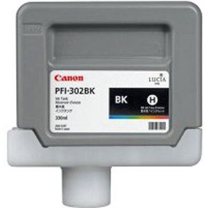 Canon PFI-302BK inkt cartridge zwart (origineel)