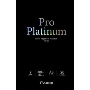 Canon - PT-101 Pro Platinum Photo Paper - A3 - 20 vel - Professioneel Fotopapier