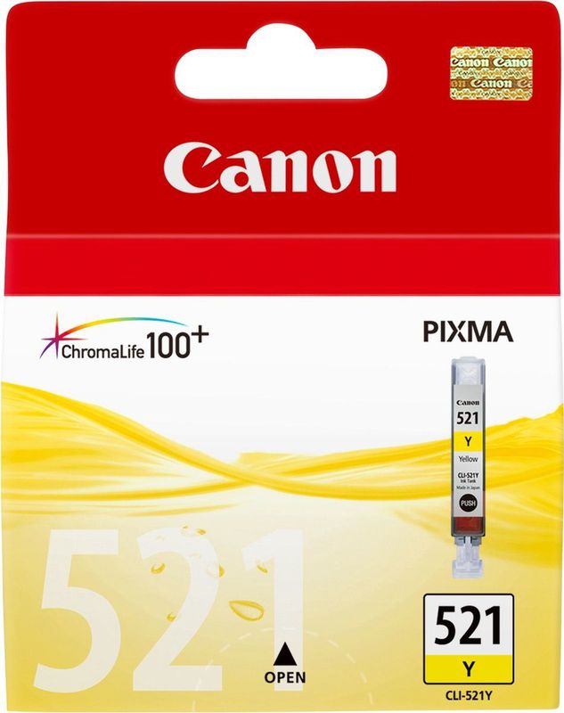 Canon - CLI-521 - Inkt - Geel - Inhoud: 9ml