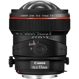 Canon - TS-E 17mm f/4L - Professionele Tilt-and-Shift Lens - Ultragroothoek