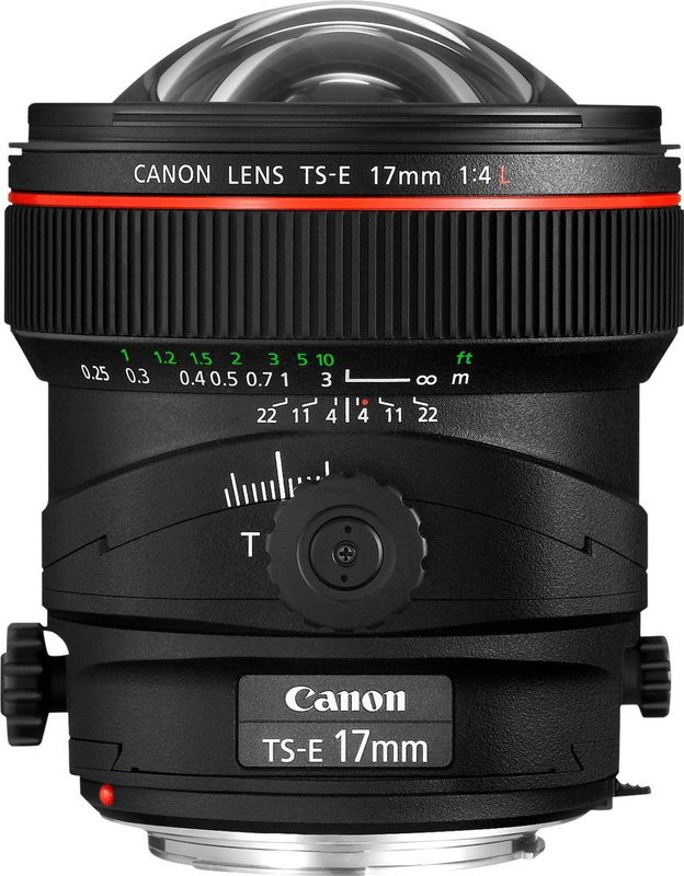 Canon - TS-E 17mm f/4L - Professionele Tilt-and-Shift Lens - Ultragroothoek