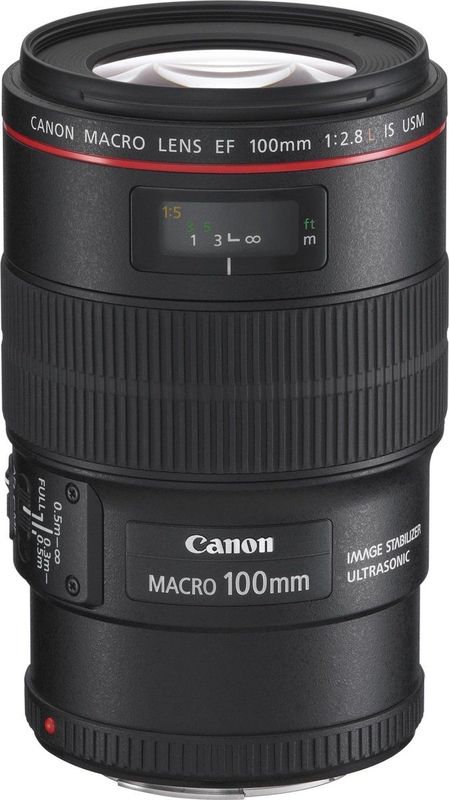 Canon EF 100mm f/2.8L Macro IS USM objectief - Tweedehands