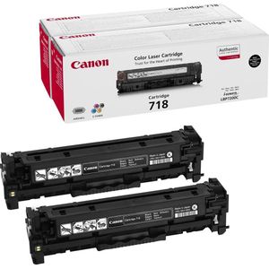 Canon 718 Duopack zwart (2662B005) - Toners - Origineel