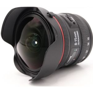 Canon - EF 8-15mm f/4L Fisheye USM Lens - Zwart - Professionele Lens