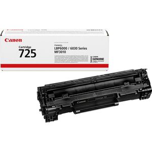 Canon CRG725 Tonercartridge - Zwart - Voor I-Sensys LBP-6000
