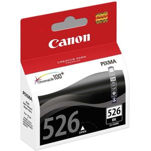 Canon CLI-526BK (Opruiming Gele alarm sticker) zwart (4540B001) - Inktcartridge - Origineel