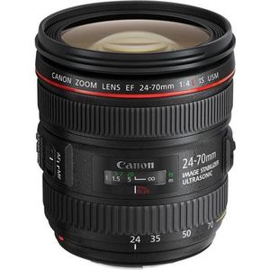 Canon - EF 24-70mm f/4L IS USM - Camera Lens - Zwart - Hoogwaardige Beeldkwaliteit