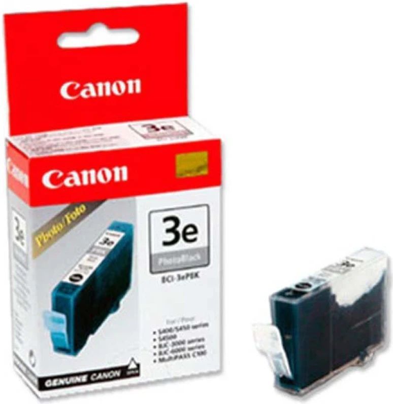 Canon BCI-3ePBK (Geopende verpakking) foto zwart (4485A002) - Inktcartridge - Origineel