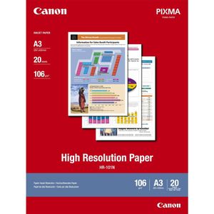 Canon High Resolution Paper HR-101 1033A006 Fotopapier DIN A3 106 g/m² 20 vellen Mat