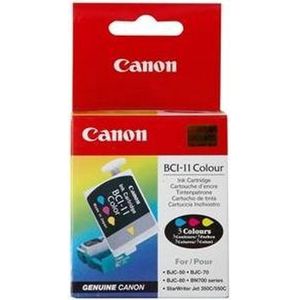 Canon BCI-11 Inktcartridge - Kleur / 3 stuks