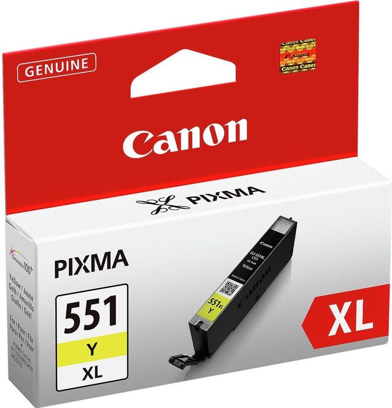 Canon CLI-551XLY - Inktcartridge / Geel / Hoge Capaciteit