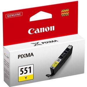 Canon CLI-551 (Transport schade) geel (6511B001) - Inktcartridge - Origineel