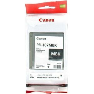 Canon inktcartridge PFI-107, 130 ml, OEM 6704B001, mat zwart