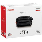 Canon 724H toner zwart hoge capaciteit (origineel)