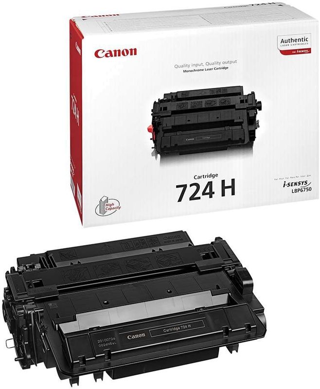 Canon Toner 724H Zwart Hoge capaciteit