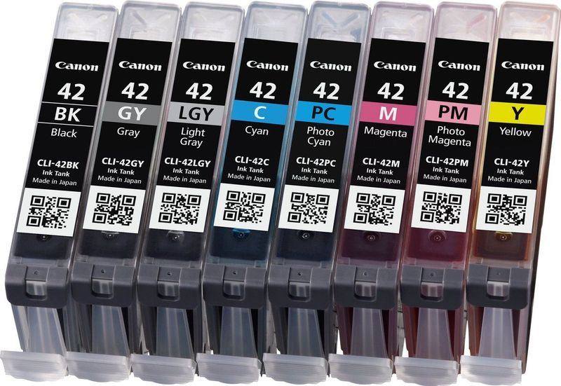 Canon - CLI-42 Inktcartridge Multipack - 8 Kleuren - 13 ml