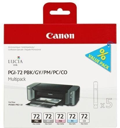 Canon PGI-72 multipack PBK/PM/PC/GY/CO Inktcartridge (origineel)