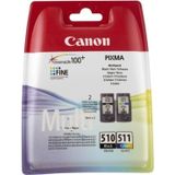 Canon PG-510 / CL-511 - Inktcartridge / Zwart / Kleur