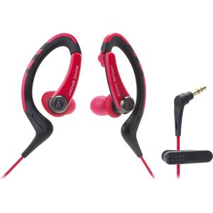 Audio-Technica - ATH-SPORT1 - Koptelefoon - Rood - Bedraad