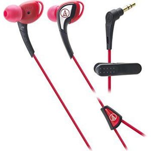 Audio Technica ATH-SPORT2 SonicSport In-Ear oortelefoon rood
