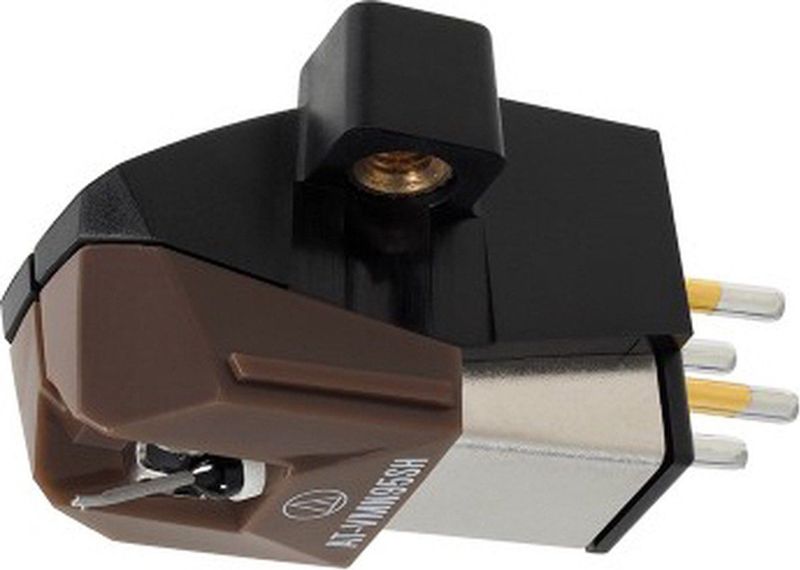 Audio-Technica - AT-VM95SH Cartridge - Zwart/Bruin - Dubbele Bewegende Magneet - Shibata Stylus