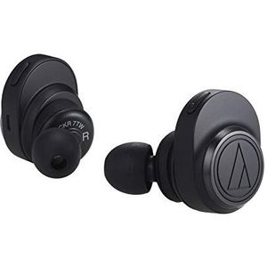 Audio-Technica Headset - In-ear - Black - Binaural - Wireless - Micro-USB