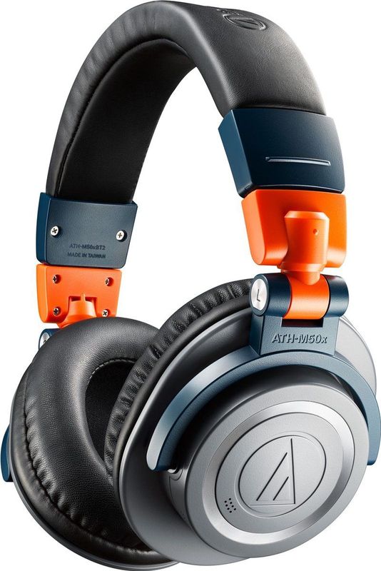 Audio-Technica - ATH-M50X Lab Beperkte Editie - Koptelefoon - Oranje - Grijs - Blauw
