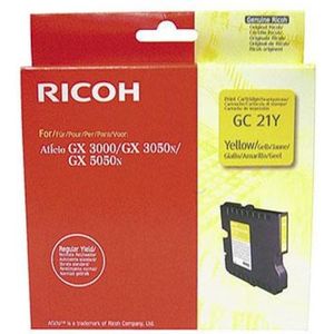 Ricoh GC-21Y geel (405535) - Inktcartridge - Origineel