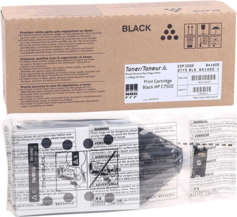 Ricoh - MP C7500E - Toner - Zwart - Origineel