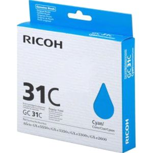 Ricoh GC-31C gelcartridge cyaan (origineel)