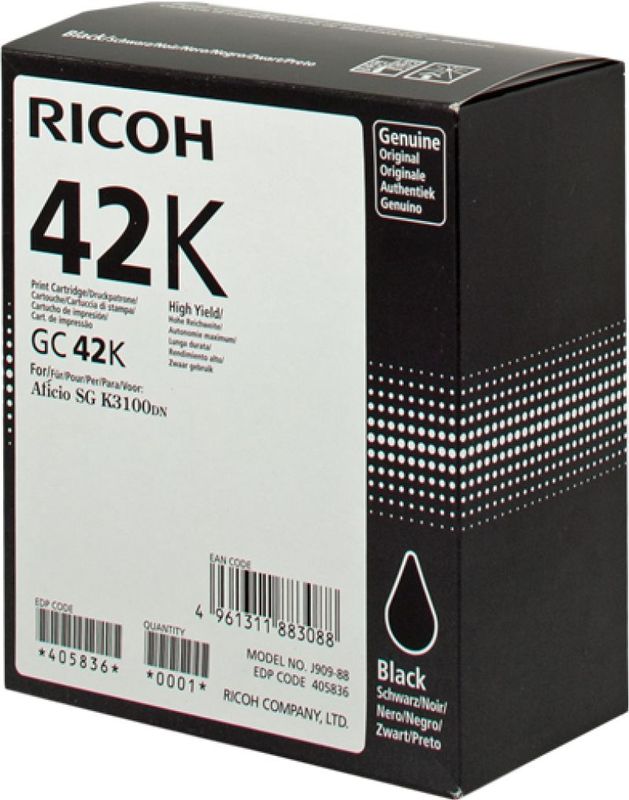 Ricoh SG K3100DN - Toner - Zwart - 1000 paginas