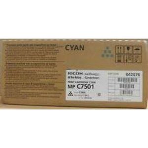 RICOH, Toner, 842076MPC7501C Toner cyaan 21.600 pagina's Aficio MP C 6501 (C)
