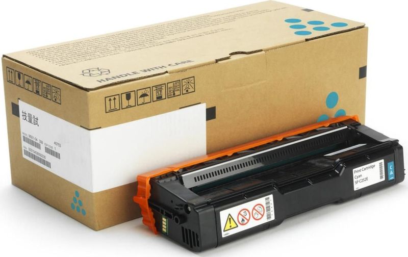 Ricoh SP C252HE toner cyaan hoge capaciteit (origineel)