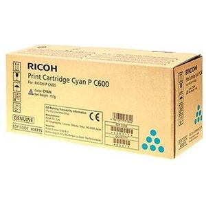Ricoh - C600 408315 Toner - Cyaan - Compatibel met RICOH-printers